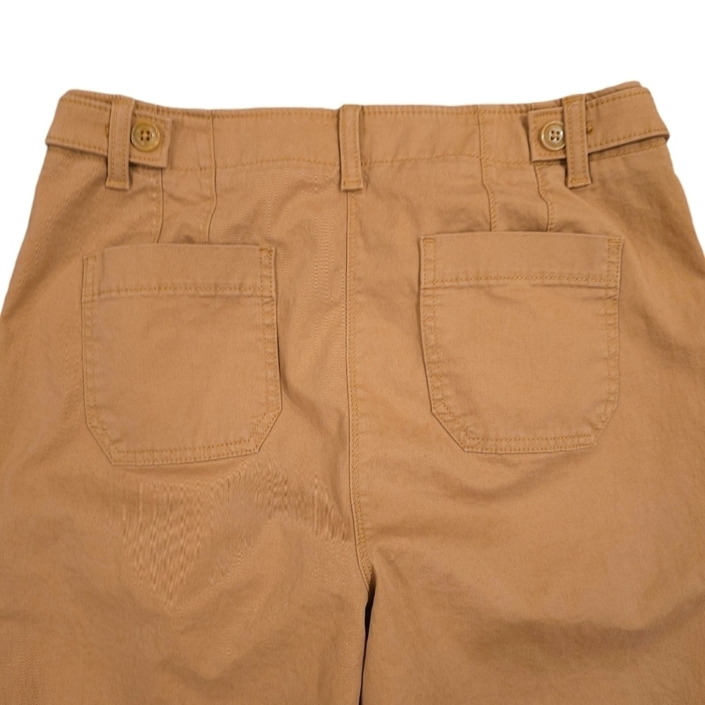 Talbots Tan Patch Pocket Crop Chinos - Picture 6 of 8